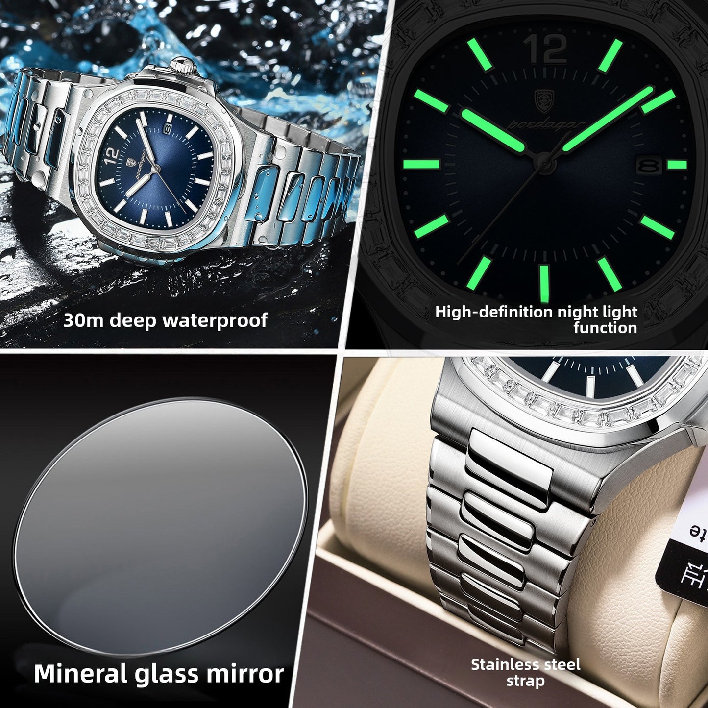 Luxury Ultra-Thin Mens Quartz Watch